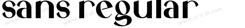 sans regular字体转换